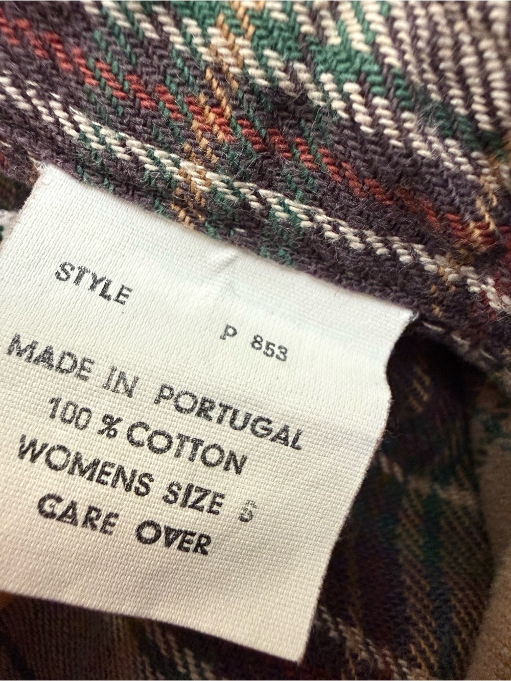 L.L. Bean Classic Long Sleeve Flannel Button Down Small - Picture 3 of 7